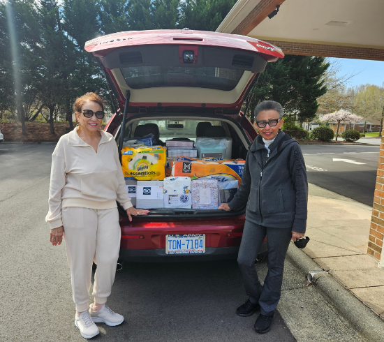 Alert Circle Members with donations in trunk